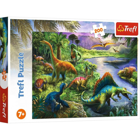 Pussel 200 rovdjur dinosaurier | HandlaSmidigt.se