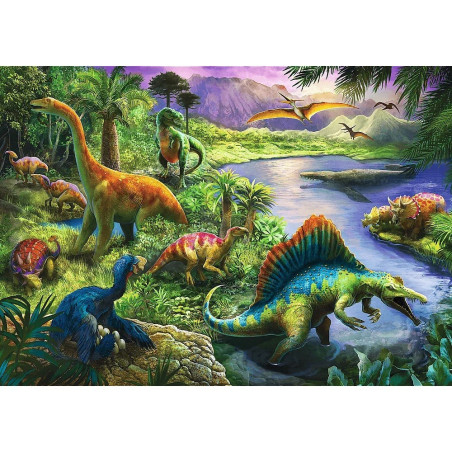 Pussel 200 rovdjur dinosaurier