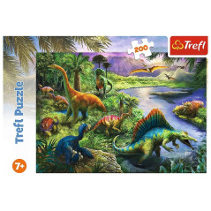Pussel 200 rovdjur dinosaurier | HandlaSmidigt.se