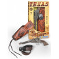 Revolver cowboy metall med holster Gonher