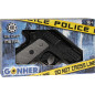 Policerevolver i metall med 8 patroner från Gonher.
