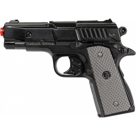 Policerevolver i metall med 8 patroner från Gonher.