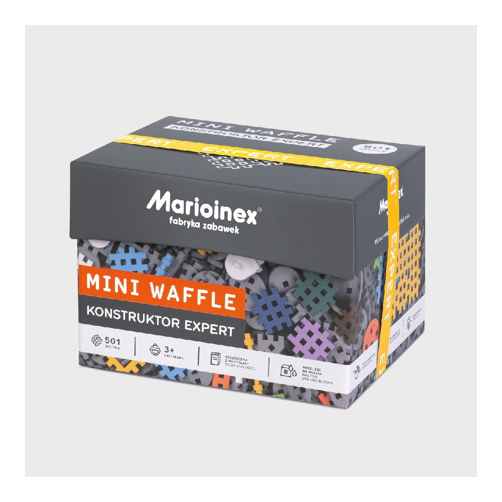 Klocki  mini waffle konstruktor expert 501 elementów