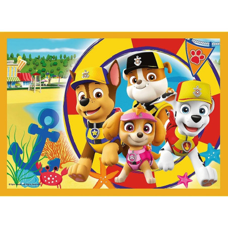 Pussel 4-i-1 semester Paw Patrol