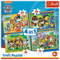 Pussel 4-i-1 semester Paw Patrol