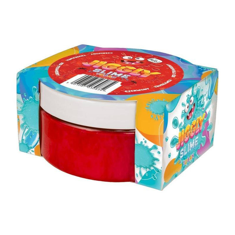 Slime jiggly - röd jordgubb 200g