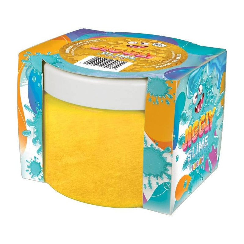 Slime jiggly - guldig pärlig 500g