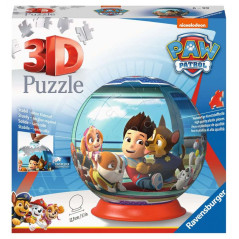 Pussel 72 element 3D boll, Paw Patrol | HandlaSmidigt.se