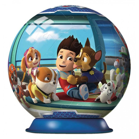 Pussel 72 element 3D boll, Paw Patrol