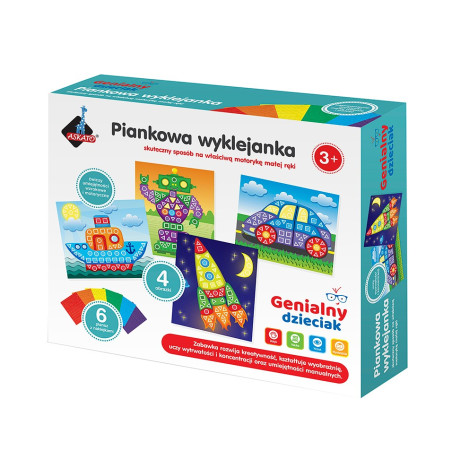 Skumgummi klistermärke