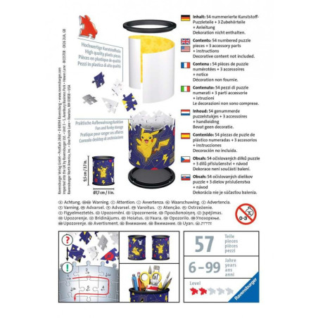 Pussel med 57 3D-element Pikachu-samling