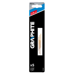 Borrande för metall HSS-TiN 1,0 mm, 5 st.