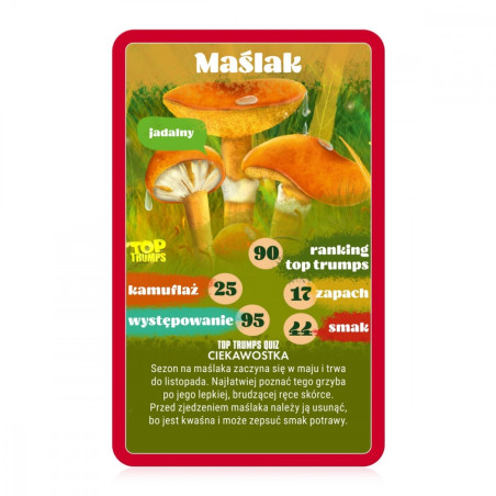 Kortspel Top Trumps: Svamp plockning