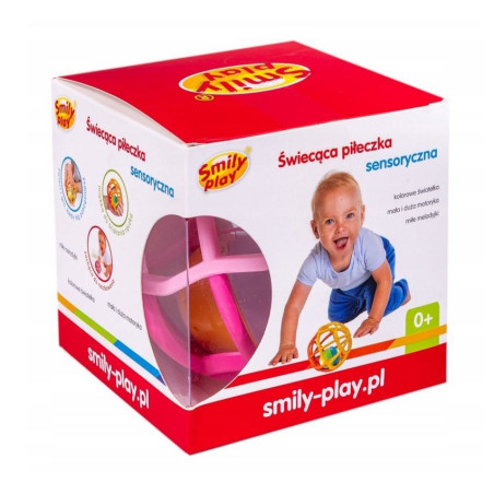 Skallra med lysande boll