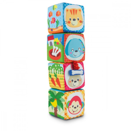 Mjuka byggklossar älskade djur