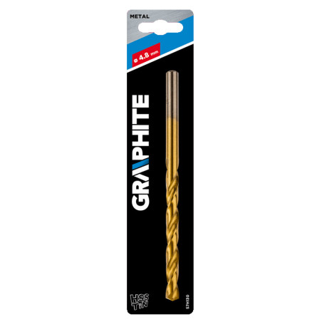 Bor för metall HSS-TiN, 4,8 mm