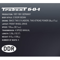 Klocki trabant 601