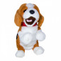 Interaktiv maskot Figo, en hund som reagerar på kommandon, beagle.