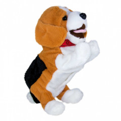 Interaktiv maskot Figo, en hund som reagerar på kommandon, beagle. | HandlaSmidigt.se