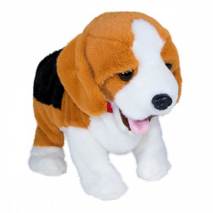 Interaktiv maskot Figo, en hund som reagerar på kommandon, beagle. | HandlaSmidigt.se