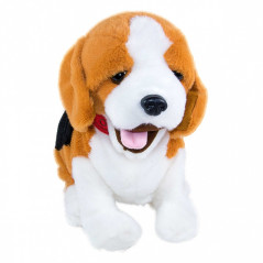 Interaktiv maskot Figo, en hund som reagerar på kommandon, beagle. | HandlaSmidigt.se