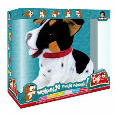 Interaktiv maskot Figo, en hund som reagerar på kommandon, jack russell terrier. | HandlaSmidigt.se