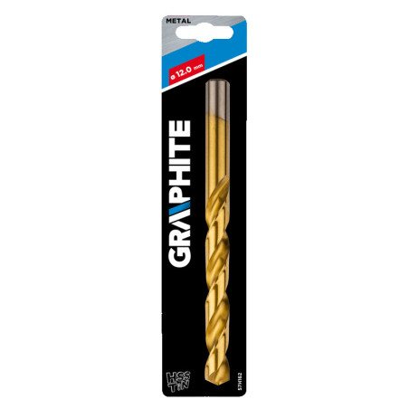 Bor för metall HSS-TiN, 12,0 mm