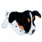 Interaktiv maskot Figo, en hund som reagerar på kommandon, jack russell terrier.