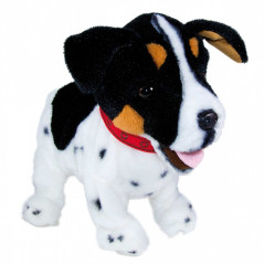 Interaktiv maskot Figo, en hund som reagerar på kommandon, jack russell terrier. | HandlaSmidigt.se