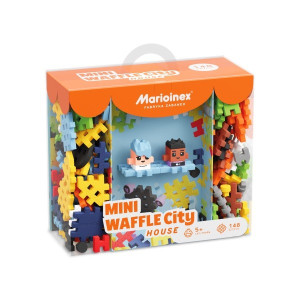 Klocki waffle mini - dom 148 elementów