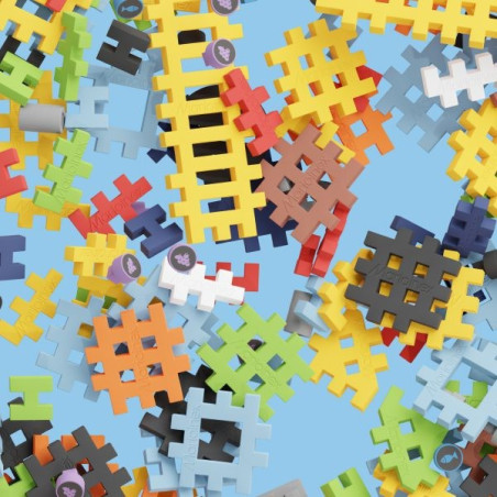 Våffel mini klossar - hus med 148 delar