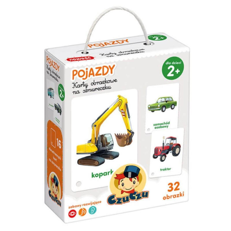 Bildkort på snöre - fordon