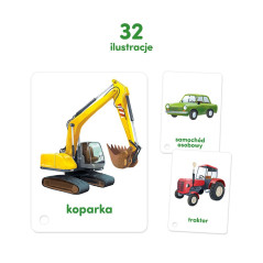 Bildkort på snöre - fordon