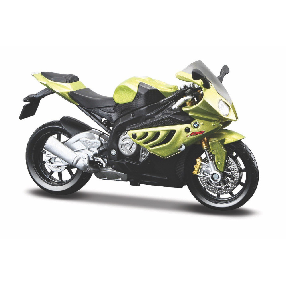 Modellen motorcykel BMW S 1000RR med stöd 118