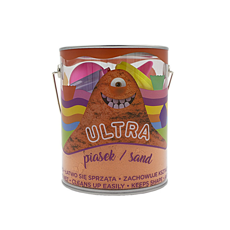 Sand ultra sand burk 900g 4 stora formar 2 verktyg orange muffins