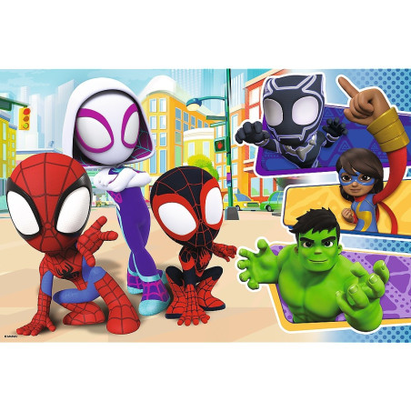 Pussel 24 Maxi Spidey och vänner Spiderman