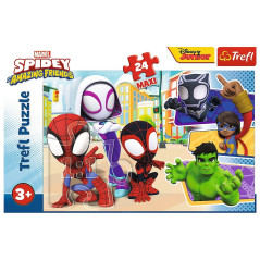 Pussel 24 Maxi Spidey och vänner Spiderman | HandlaSmidigt.se