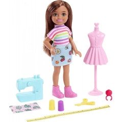 Barbie Chelsea-dockan kan vara en karriär som modedesigner.