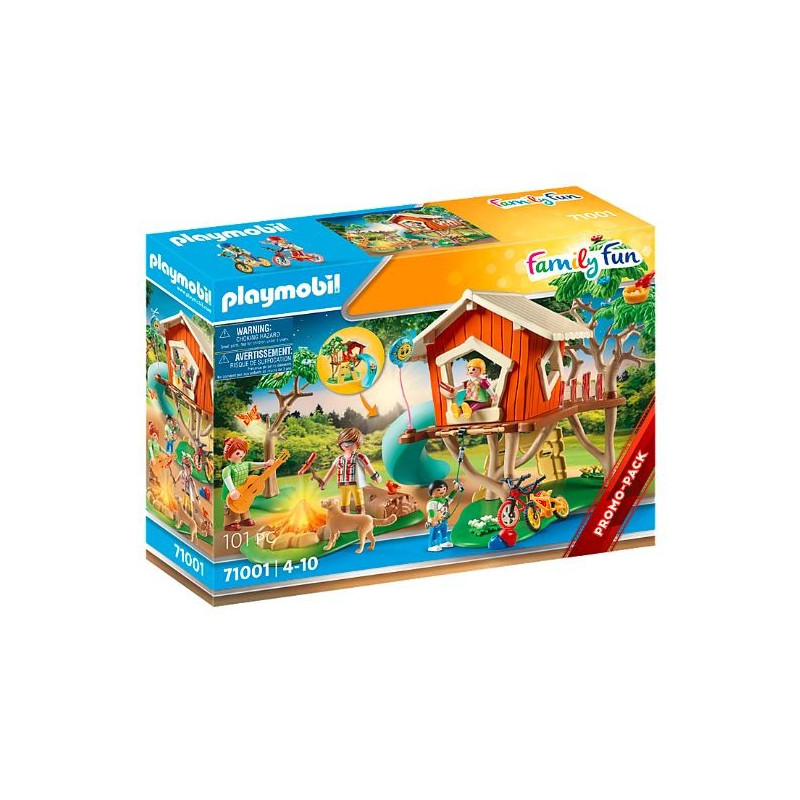 Klossats set med familjefigurer 71001 trädkoja med rutschkana