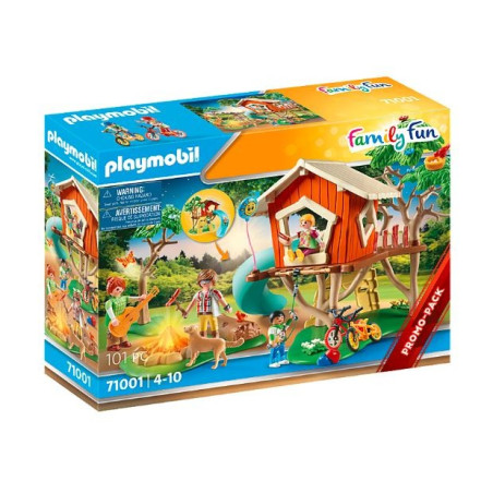 Klossats set med familjefigurer 71001 trädkoja med rutschkana