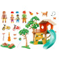 Klossats set med familjefigurer 71001 trädkoja med rutschkana