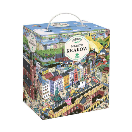 Pussel med 500 bitar puzzlove - staden Kraków | HandlaSmidigt.se