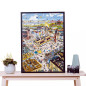 Pussel med 500 bitar puzzlove - staden Kraków