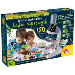Vetenskapsset 'Jag är ett geni' stort laboratorium med 120 experiment.