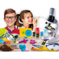 Vetenskapsset 'Jag är ett geni' stort laboratorium med 120 experiment.