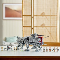Klocki zestaw konstrukcyjny star wars 75337 maszyna krocząca at-te