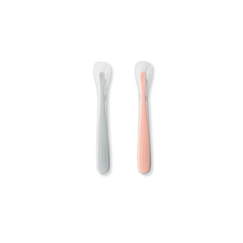 Set med skedar easy-feed greysoft korall Set med skedar easy-feed greysoft korall