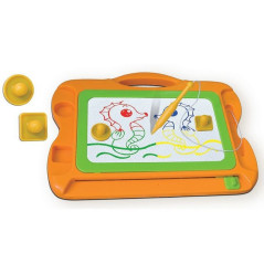 Skylt med suddig skrift