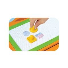 Skylt med suddig skrift