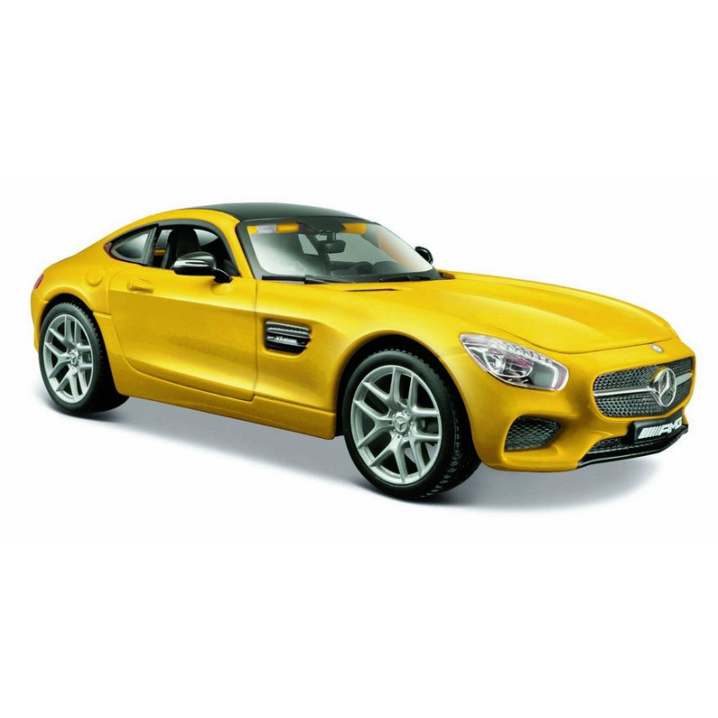 Modellkomposit Mercedes AMG GT 124 gul